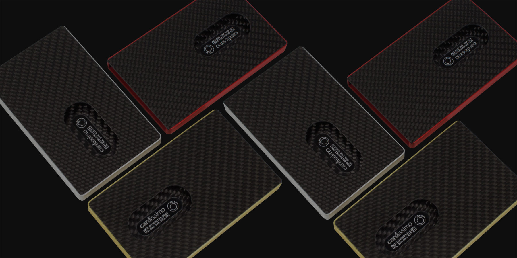 Cardissimo Carbon Fibre Card Case Collection