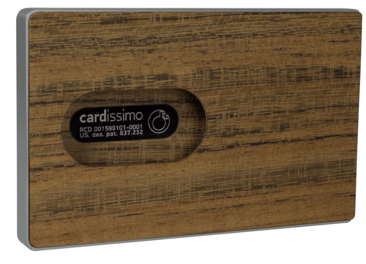 Natural Hardwood Card Case - Amazaque